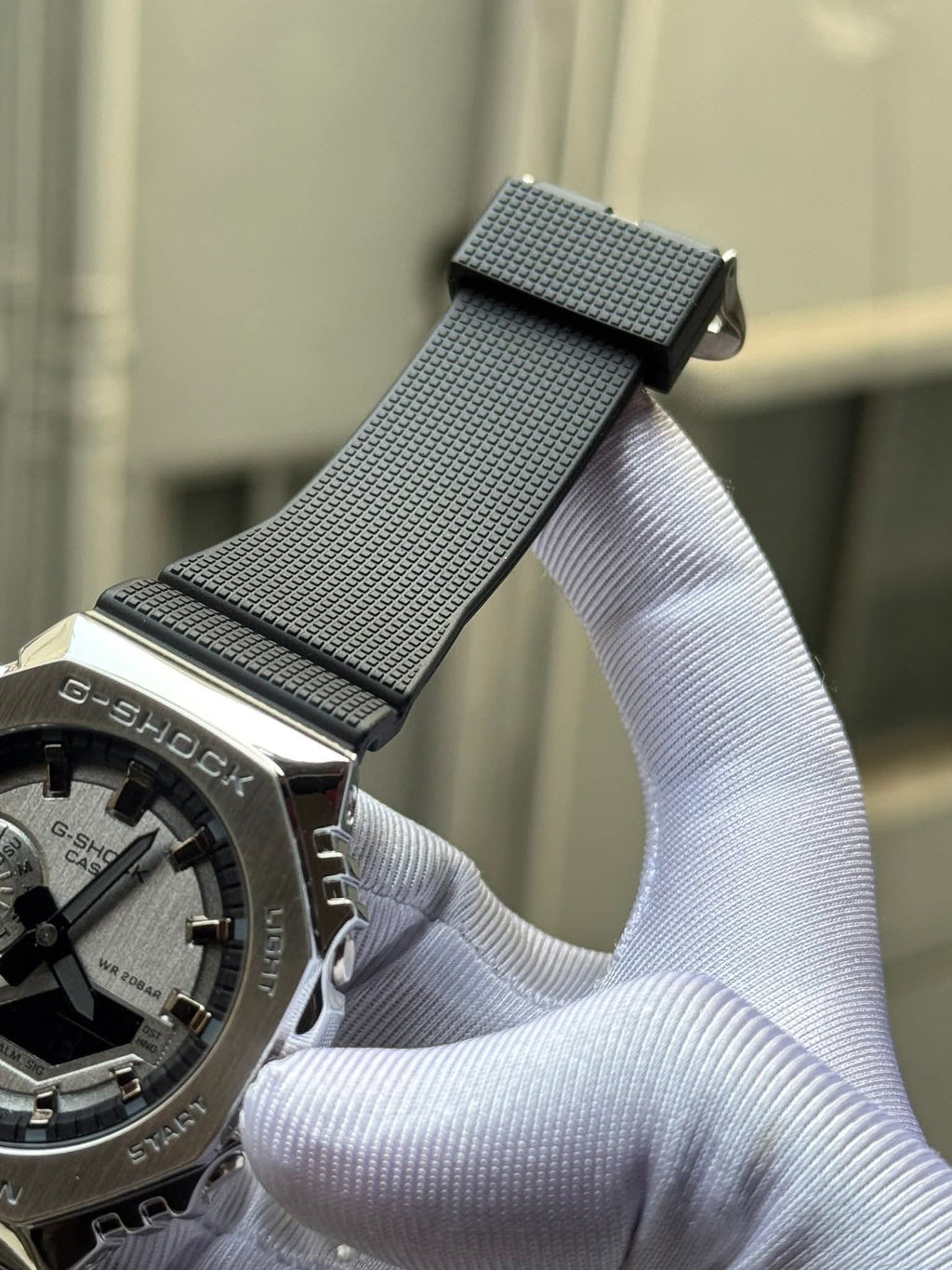 Casio G - Shock GM - 2100 - 1A Black/Silver Triple A - VERSE - 
