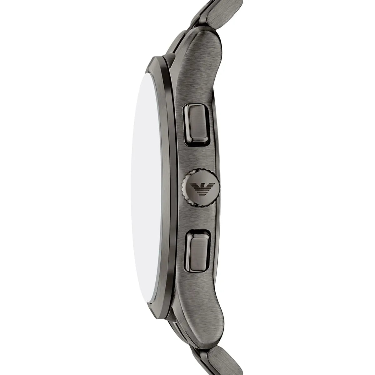 Emporio Armani Dario Chronograph Navy Blue Dial Gunmetal Stainless Steel Men's Watch | Emporio Armani AR11729