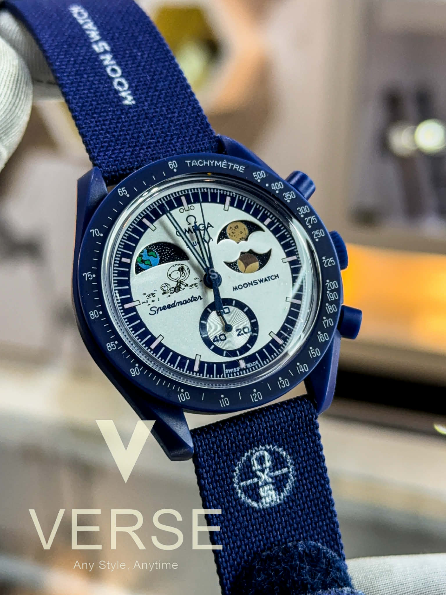 Omega x Swatch MoonSwatch Mission to Earthphase Moonshine Gold AA - VERSE - 