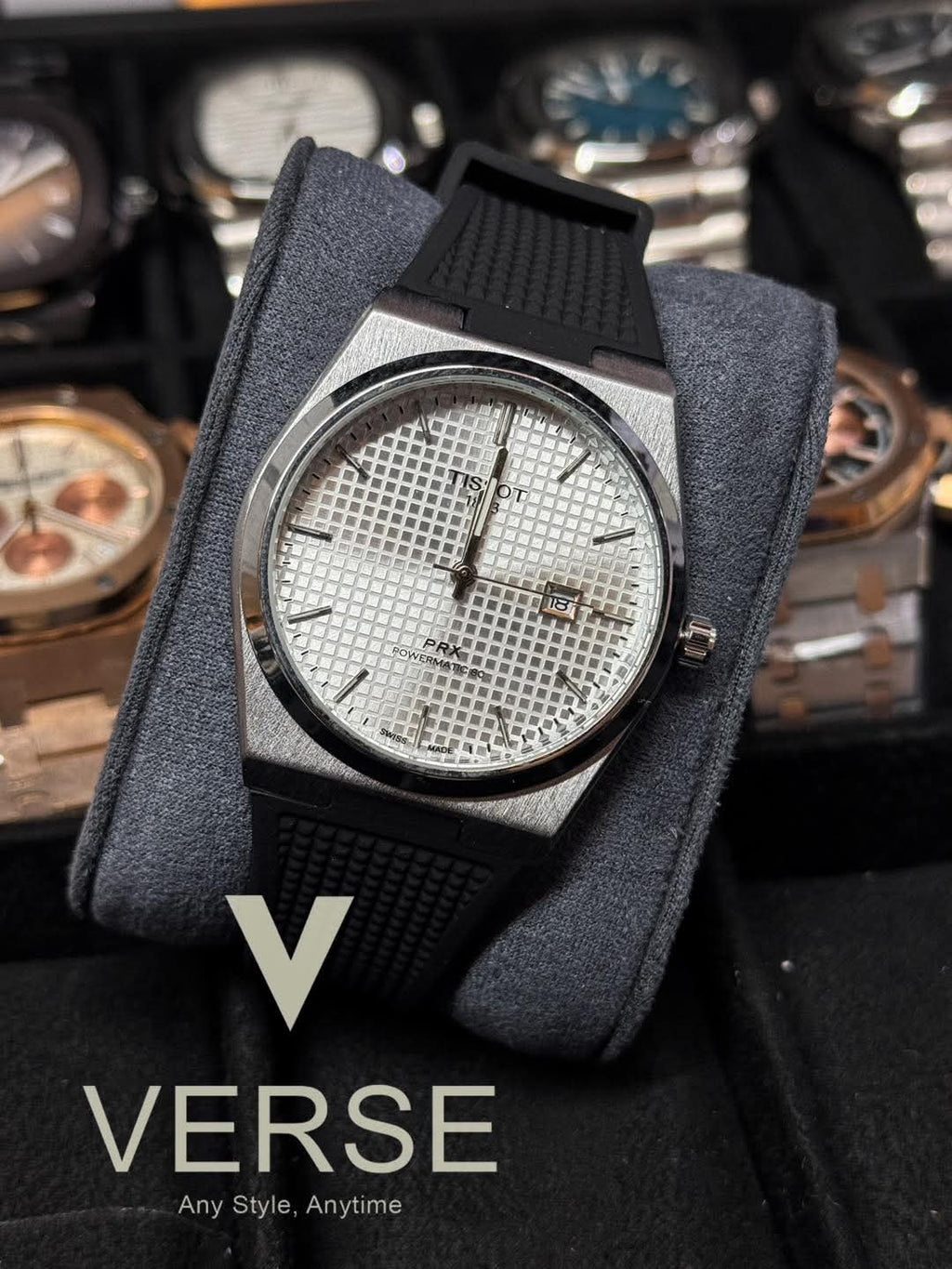 Tissot PRX Powermatic 80 White Waffle Dial AA - VERSE - 