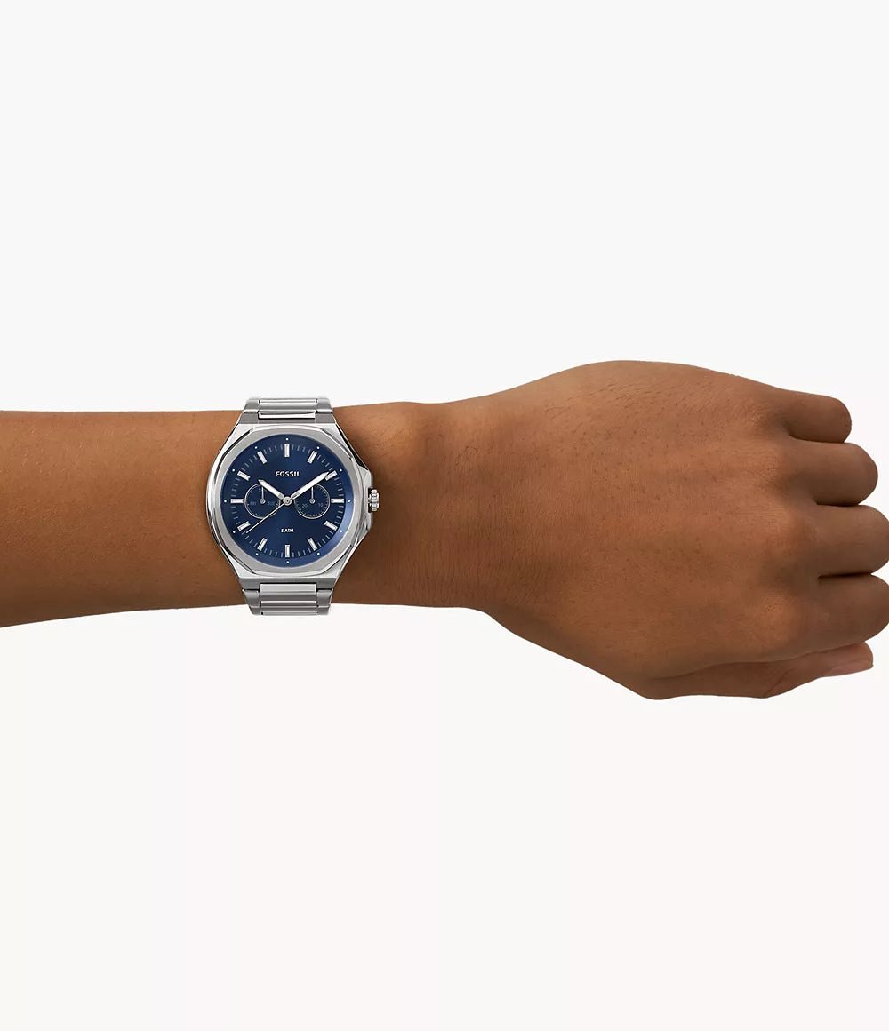 Fossil Evanston BQ2610 Chronograph Blue Dial Men’s Watch| Fossil Evanston BQ2610 - VERSE - 