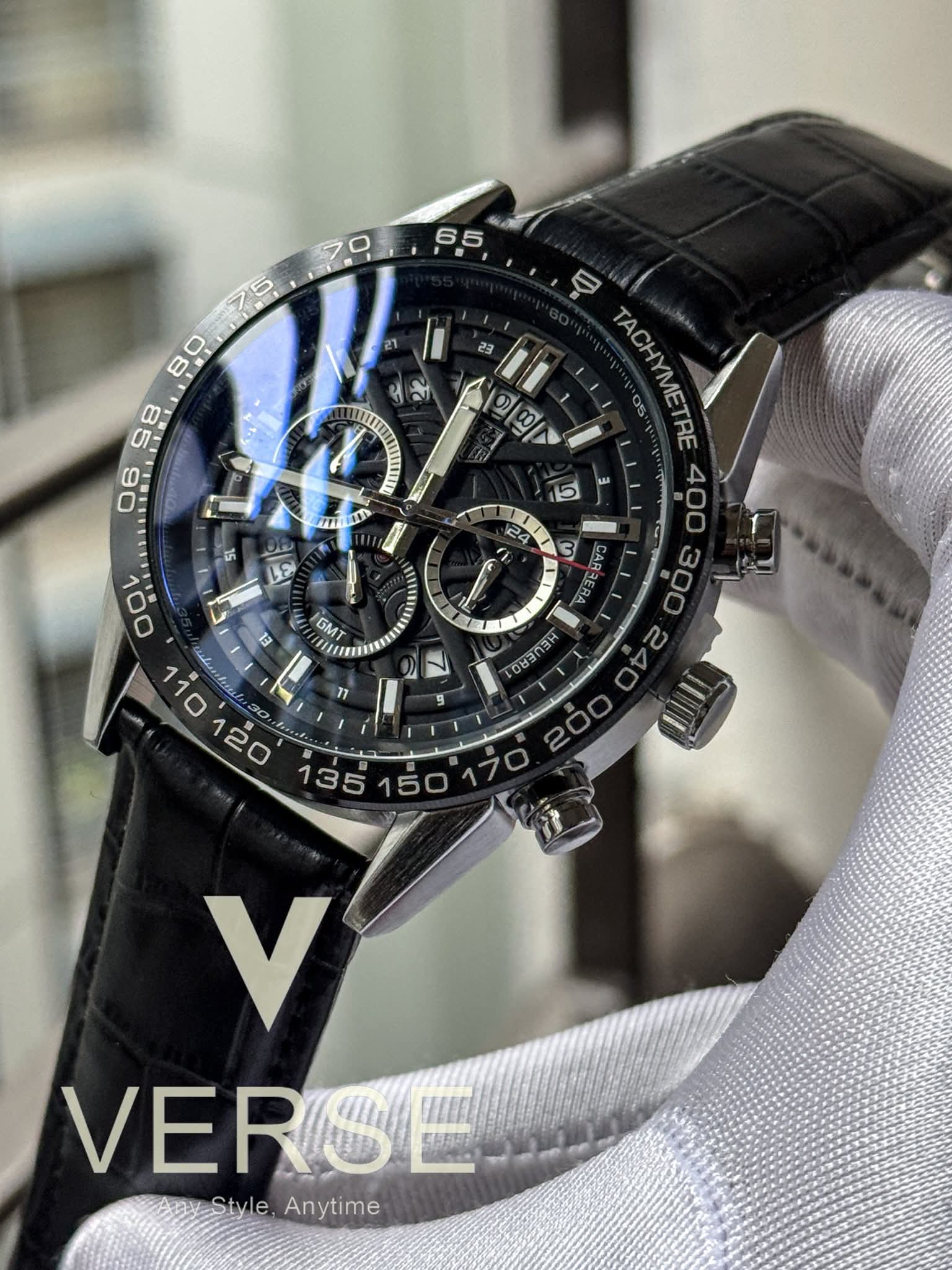 TAG HEUER 100M Black Belt Black Dial AA - VERSE - 