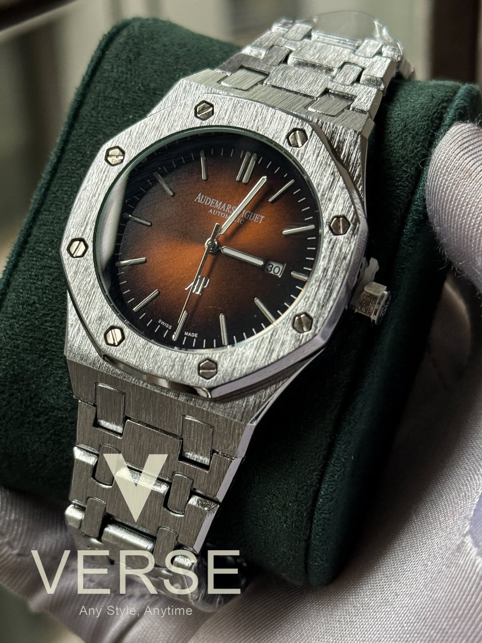 Audemars Piguet Royal Oak Non - Chrono Fumé Amber - Brown Dial AA - VERSE - 