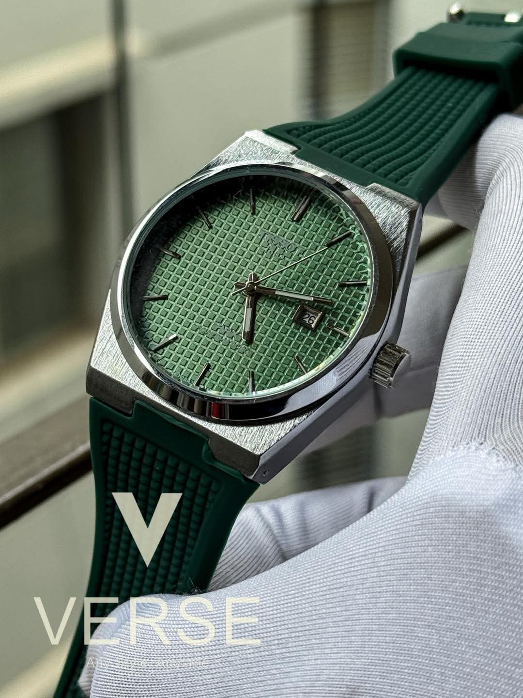 Tissot PRX Powermatic 80 Green Waffle Dial AA - VERSE - 
