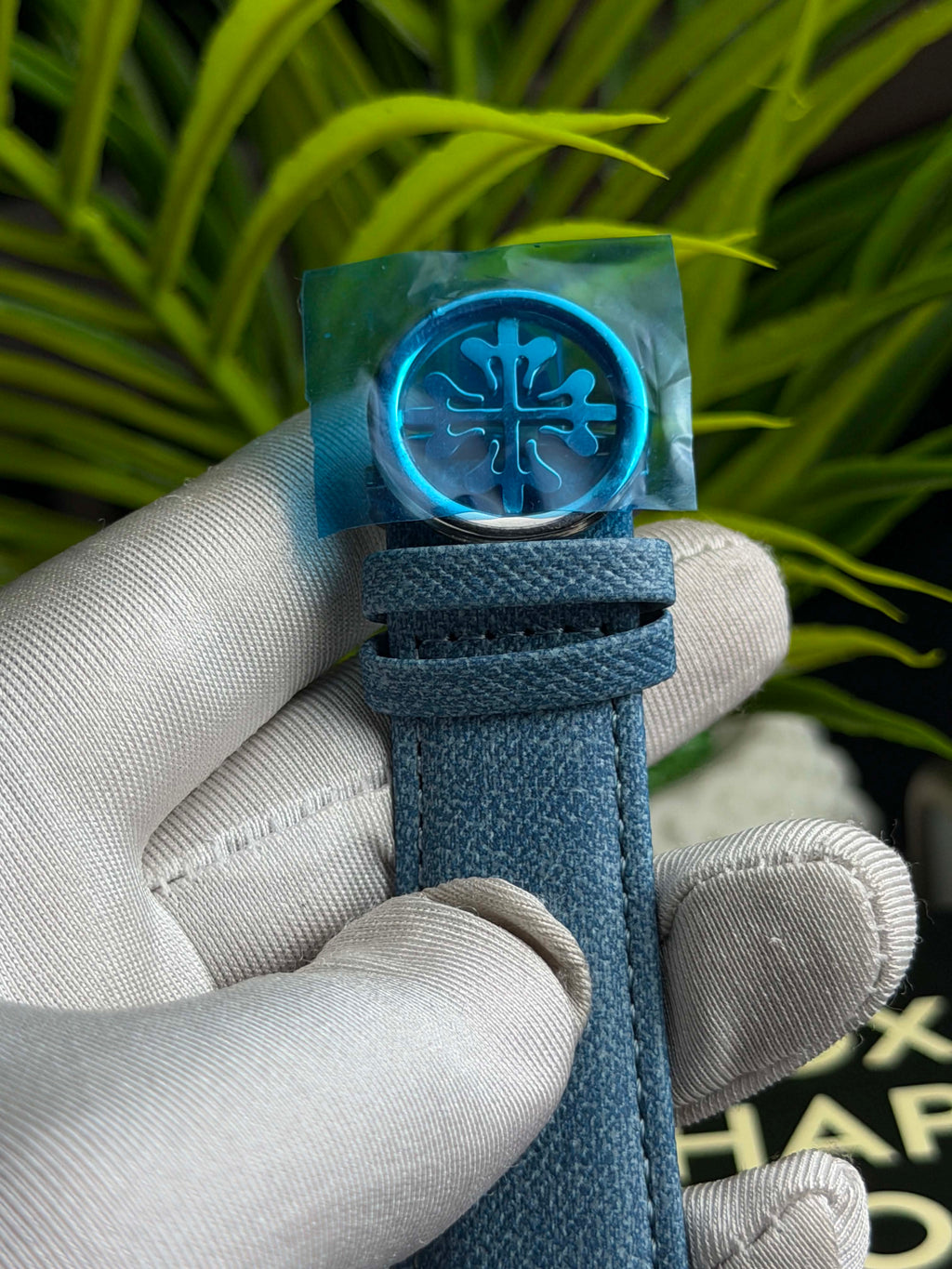 Patek Philippe Nautilus Flyback Quartz | Tiffany Dial Tiffany Denim Strap - ( Double A )