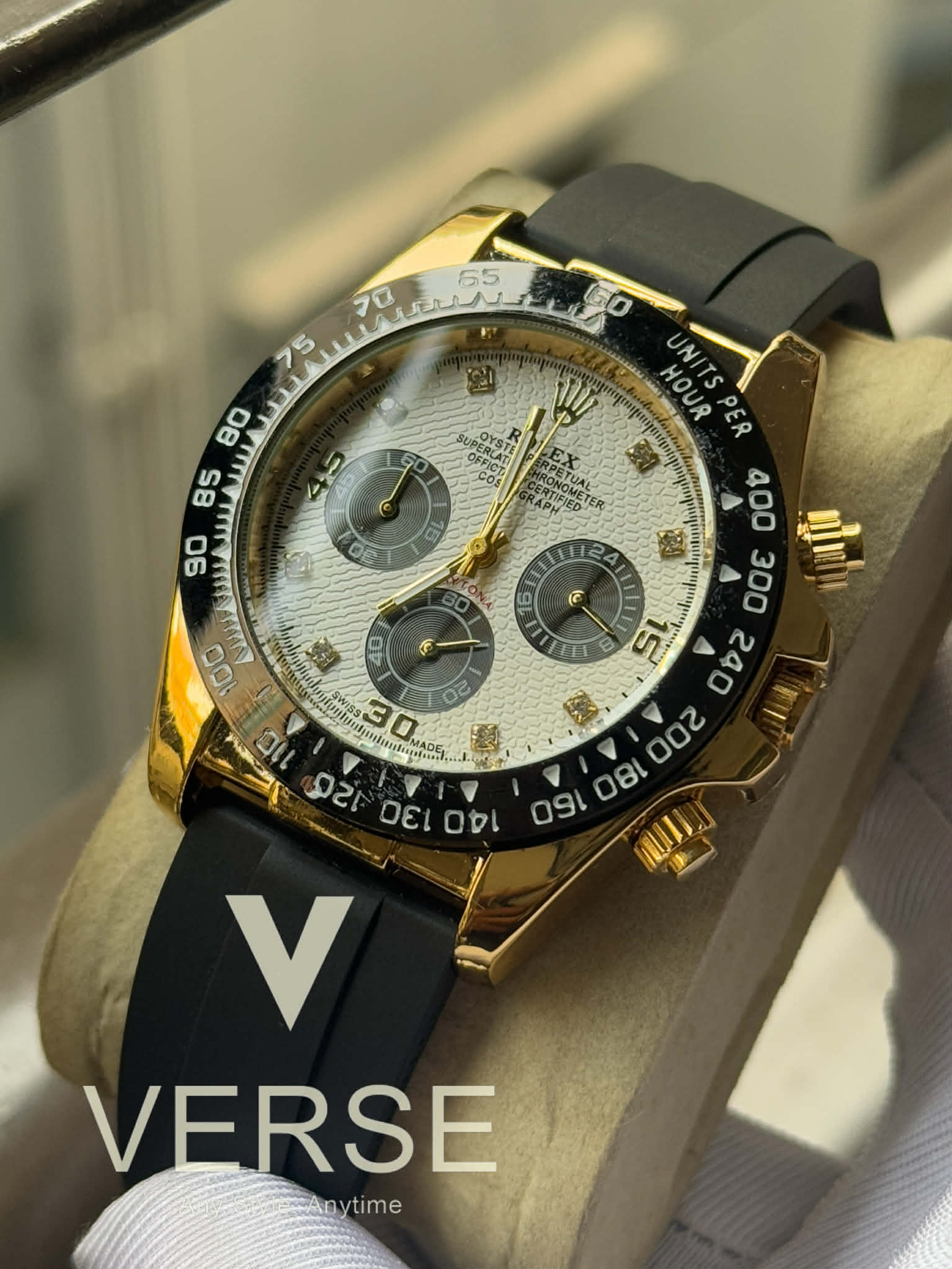 Rolex Cosmograph Daytona Golden White AA - VERSE - 