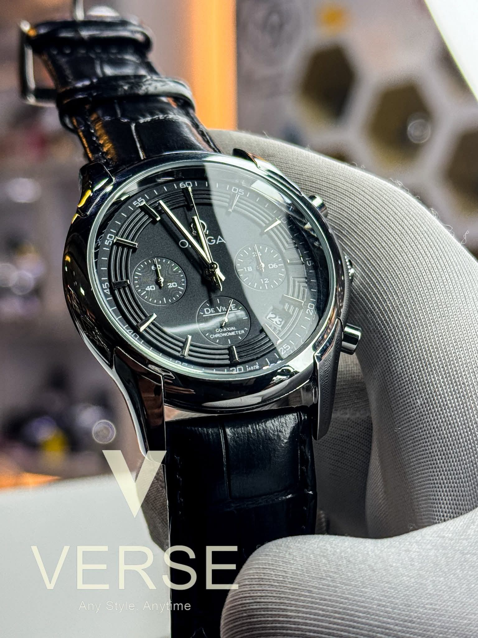 Omega De Ville Heritage Chronograph | Leather Strap - VERSE - 