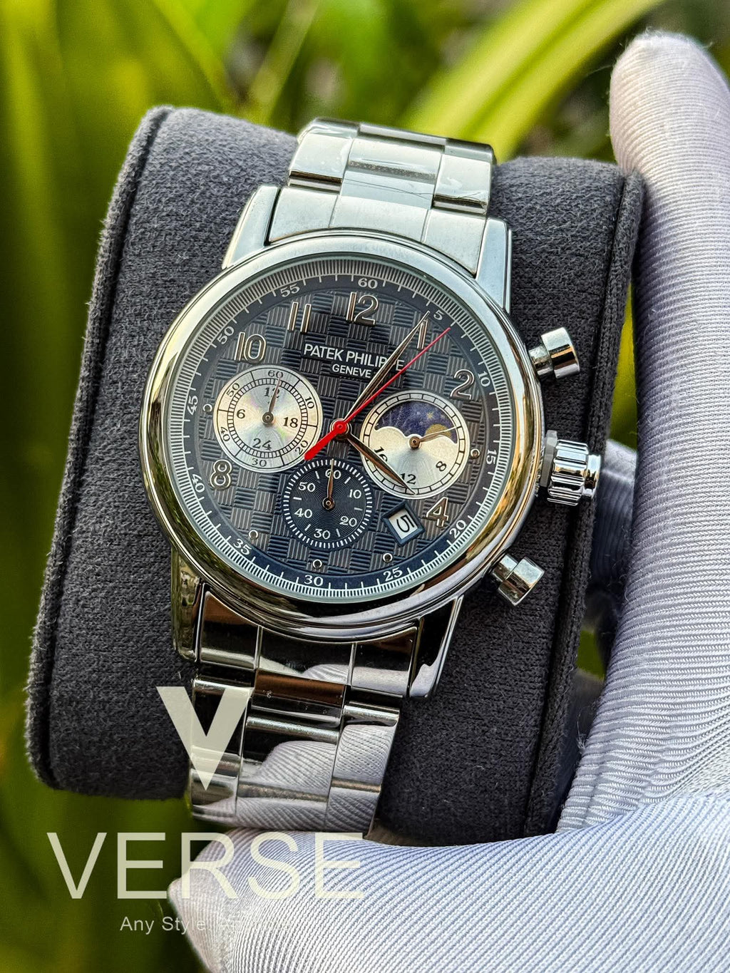 Patek Philippe Chronograph Chain Blue Dial AA - VERSE - 