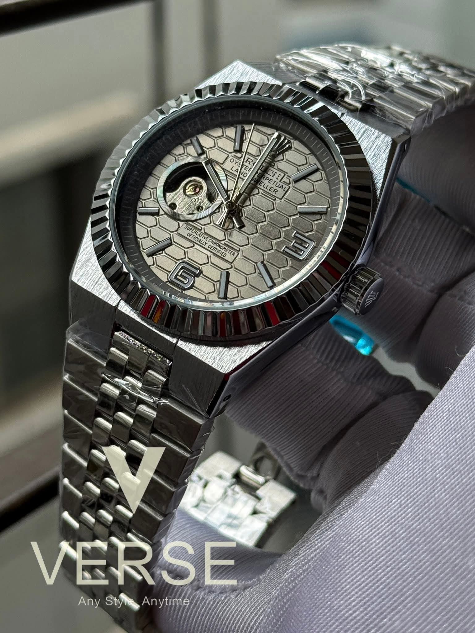 Rolex Land - Dweller Automatic Grey Dial AA - VERSE - 