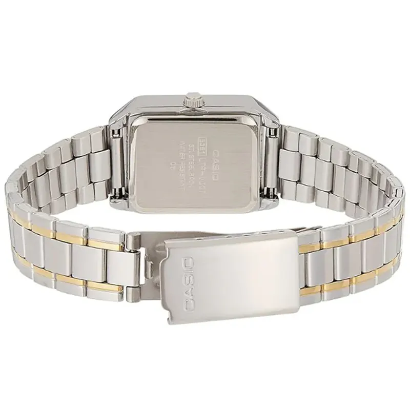 Casio LTP-V007SG-9BUDF Champagne Gold Dial Two-Tone Stainless Steel Women's Watch | Casio LTP-V007SG-9BUDF