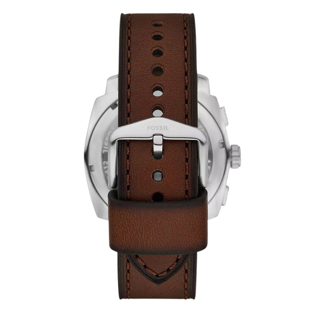 Fossil FS6100 Machine Chronograph Green Dial Brown Leather Men’s Watch | Fossil FS6100 - VERSE - 