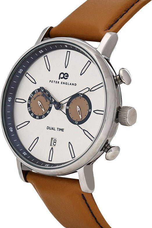 Peter England PE000063C 2023 Edition Analog Dual Time Men's Watch| Peter England PE000063C - VERSE - 