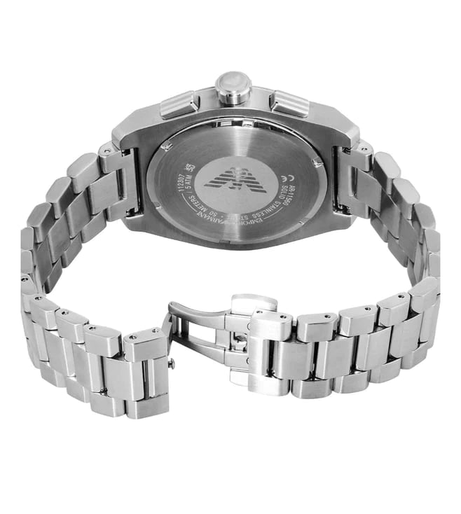 Emporio Armani AR11560 Federico Chronograph Black Dial Stainless Steel Men's Watch | Emporio Armani AR11560 - VERSE - 