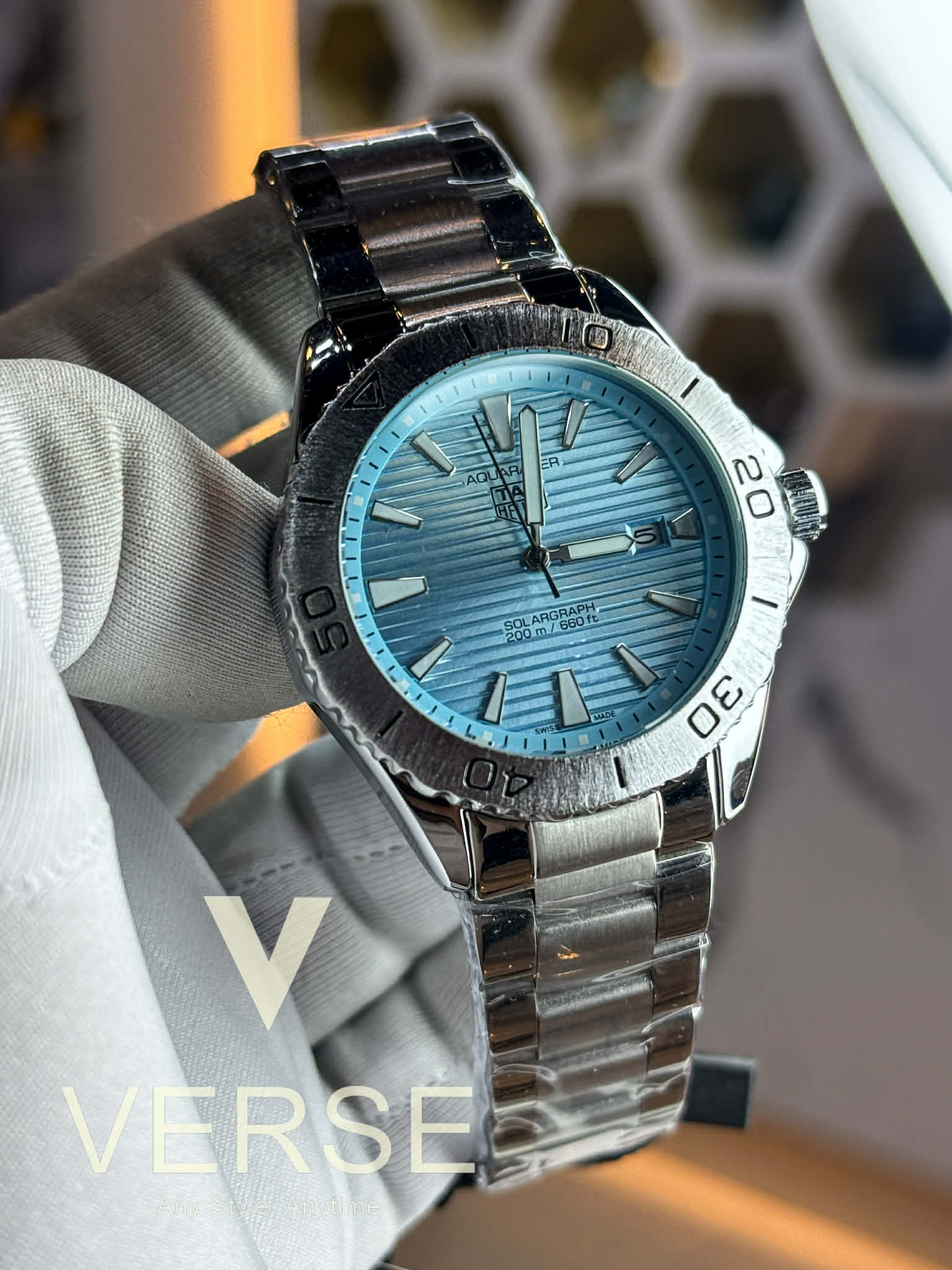 TAG Heuer Aquaracer Professional - Solargraph | Sweep Tiffany Dial - VERSE - 
