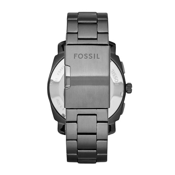Fossil Machine Chronograph Matte Black Dial Gunmetal-Grey Stainless Steel Men's Watch | Fossil FS4931