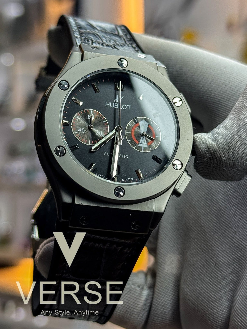 Hublot Classic Fusion Racing Chronograph – Matte Black Bezel AA - VERSE - 