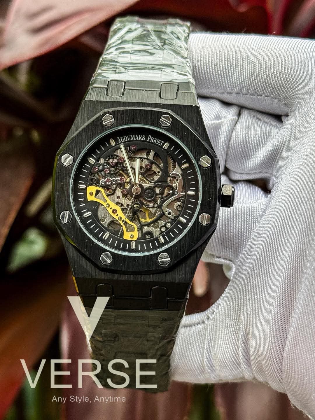 Audemars Piguet Automatic Skeleton Black Chain AA - VERSE - 