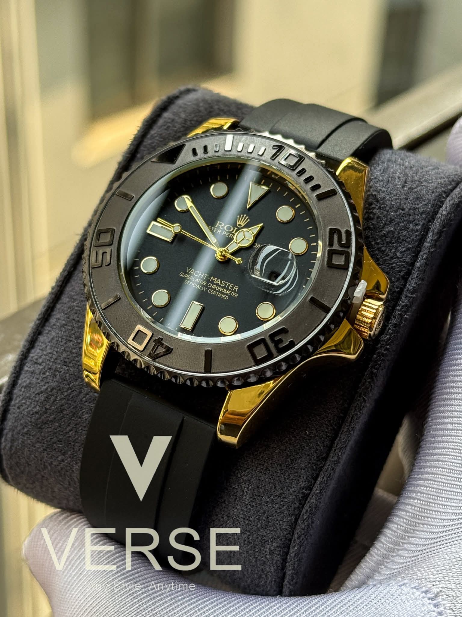 Rolex Yacht - Master 42 | Yellow - Gold Oyesterflex ( Double A ) - VERSE - 