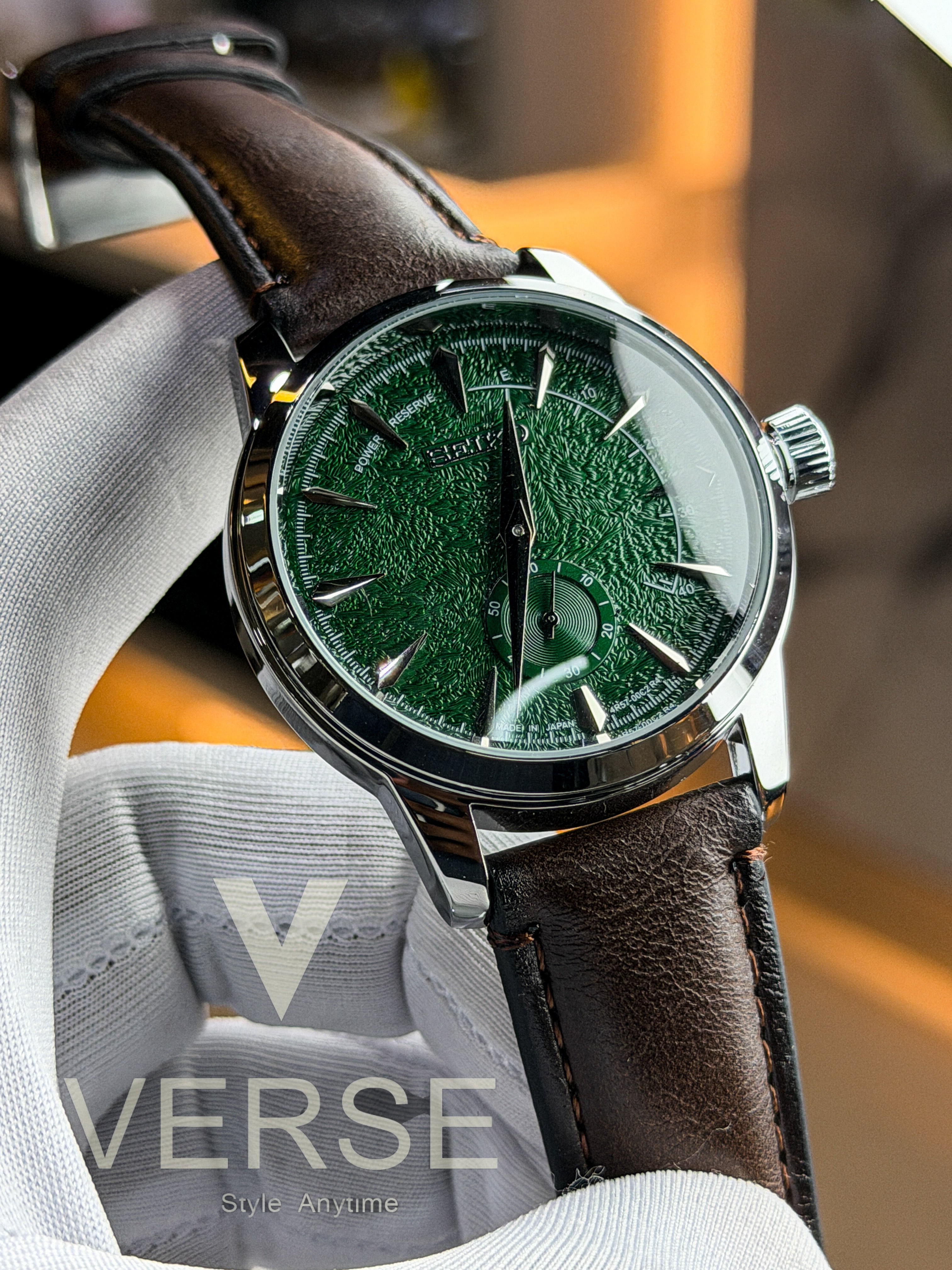 Seiko Presage Cocktail Time Oreshiki Edition – (Deep Forest Green Dial ) (Double A) - VERSE - 
