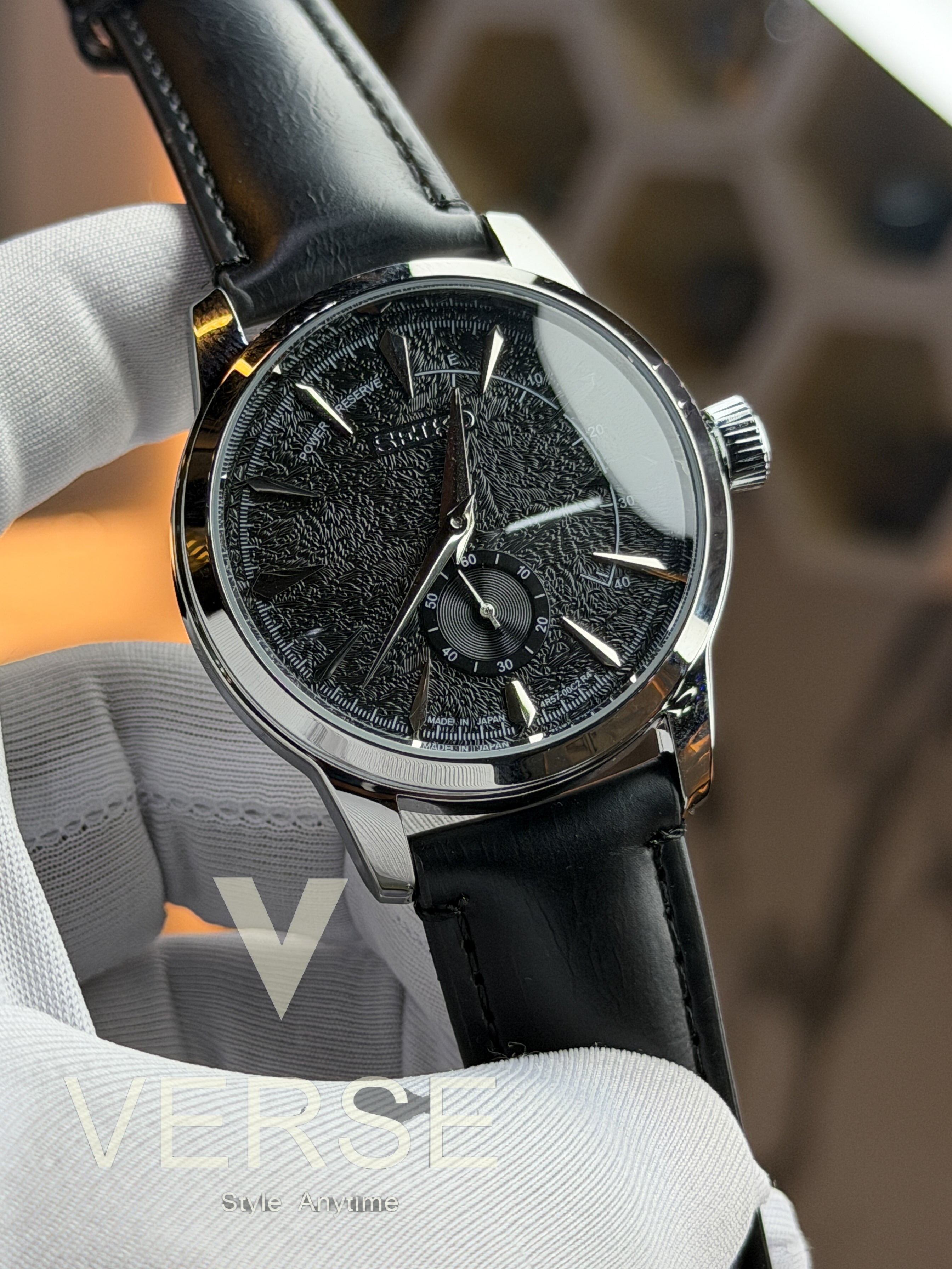 Seiko Presage Cocktail Time Oreshiki Edition – Obsidian Black Dial (Double A) - VERSE - 