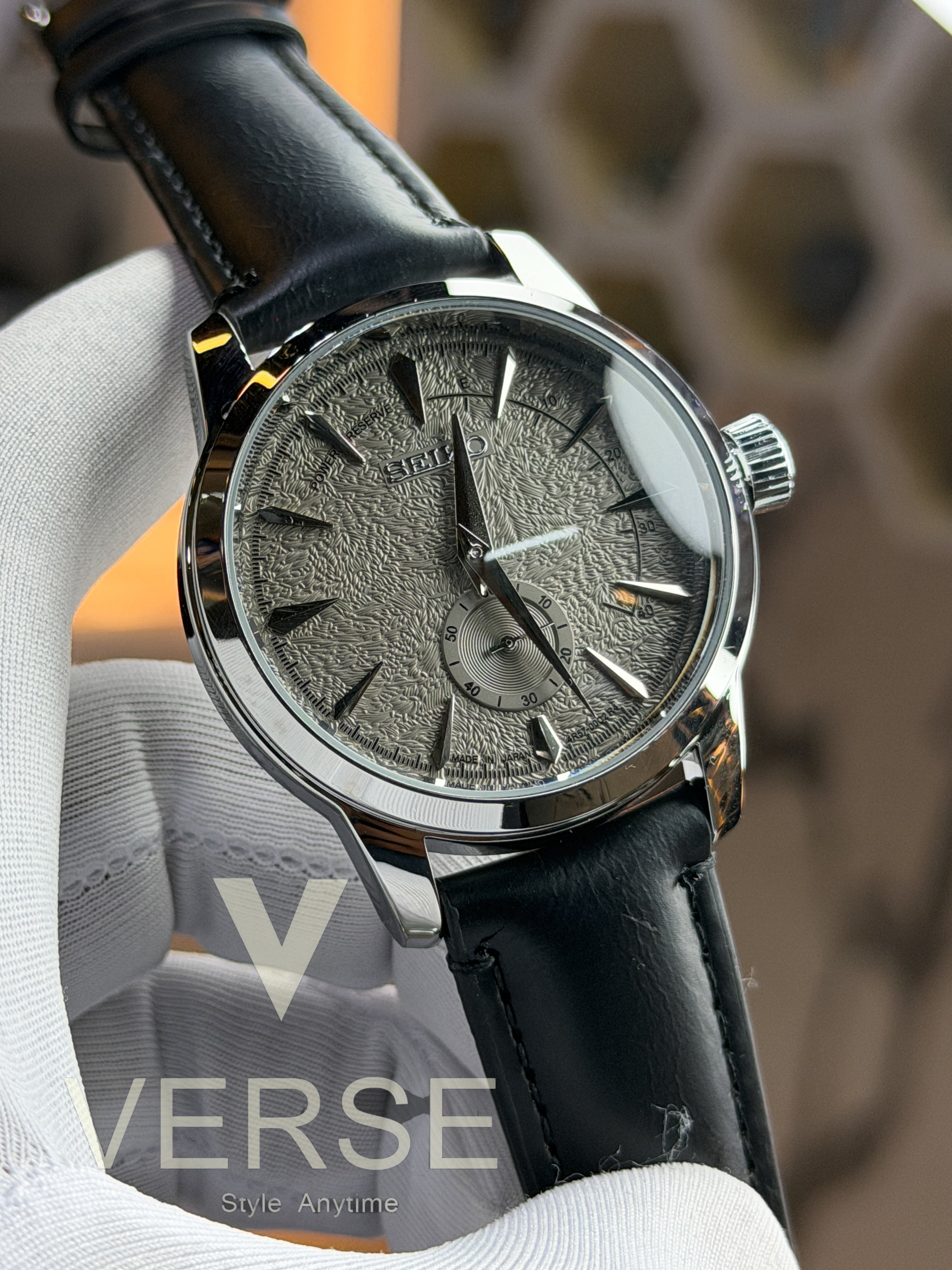 Seiko Presage Cocktail Time Oreshiki Edition – Slate Grey Textured Dial(Double A) - VERSE - 