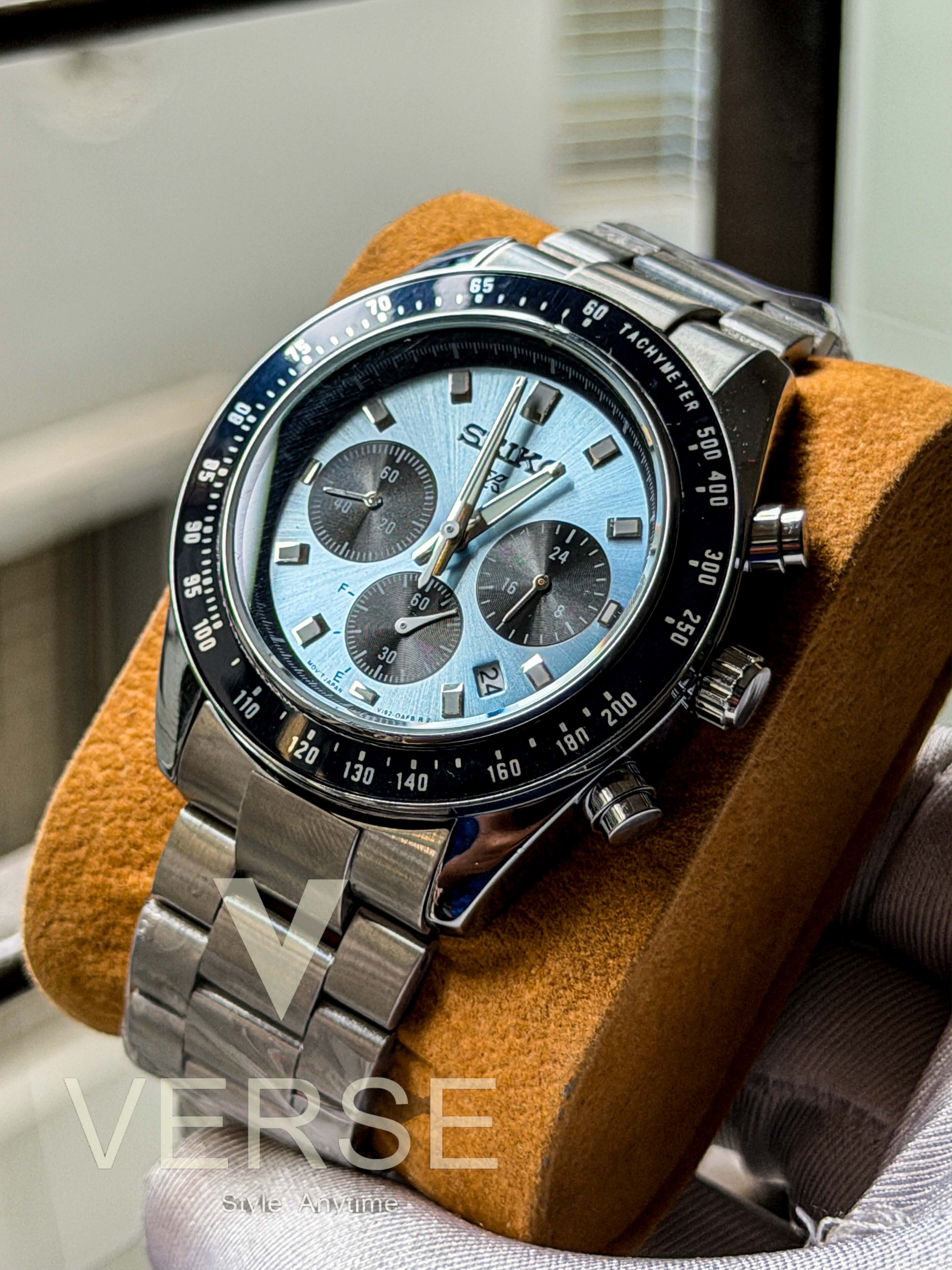 Seiko Prospex Speedtimer Chronograph | "Crystal Trophy" Ice Blue Dial - ( Double A ) - VERSE -