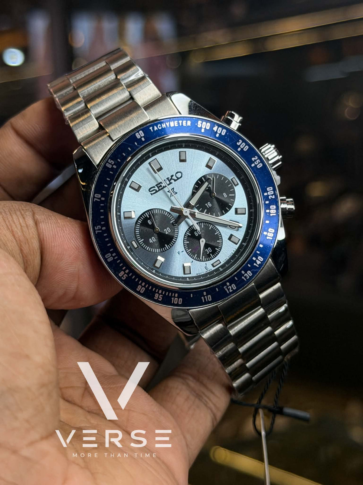 Seiko Prospex Speedtimer Chronograph | "Crystal Trophy" Ice Blue Dial - ( Double A ) - VERSE -