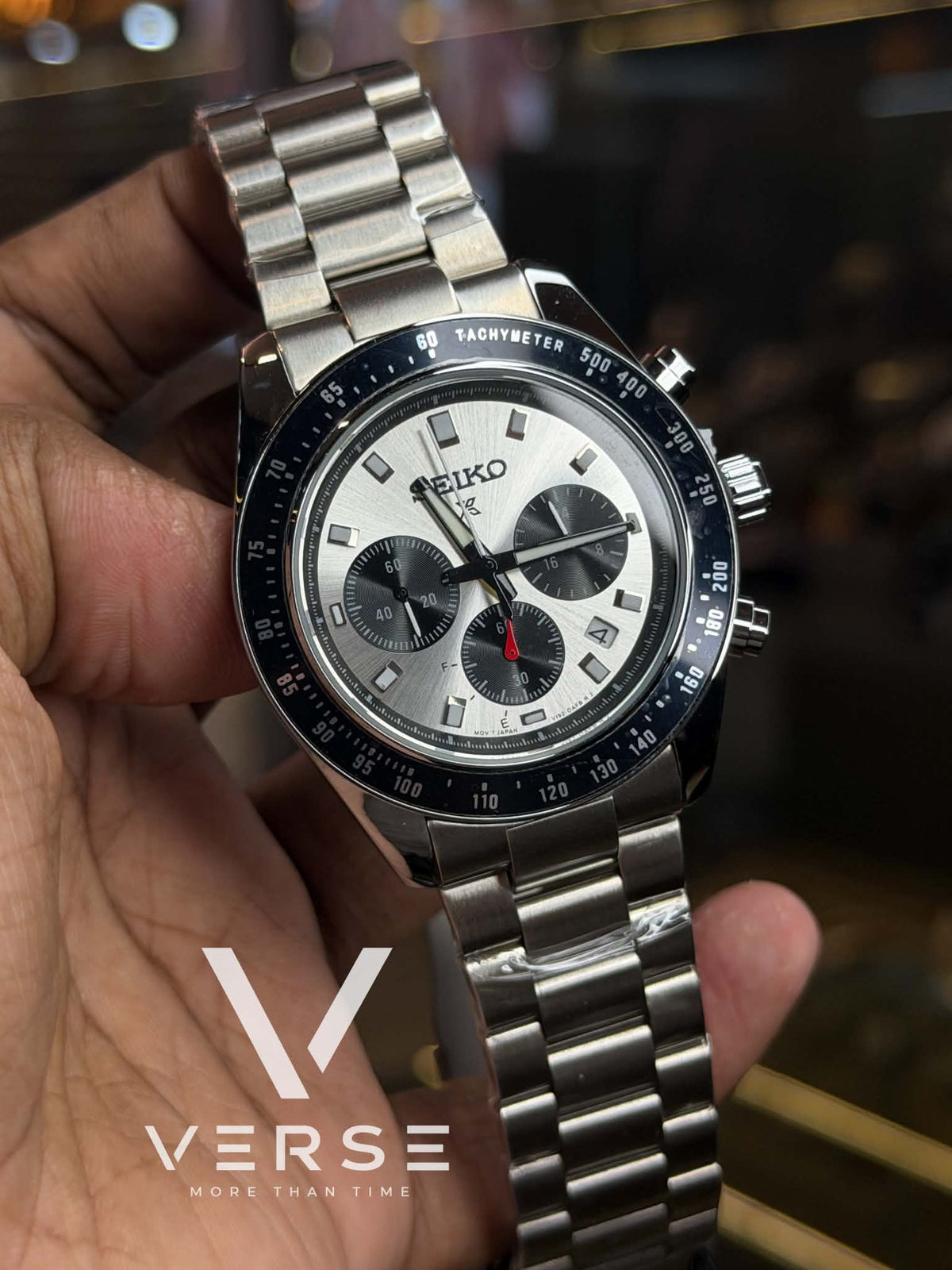 Seiko Prospex Speedtimer Chronograph | "Go Large Lunar" Panda Dial - ( Double A ) - VERSE -