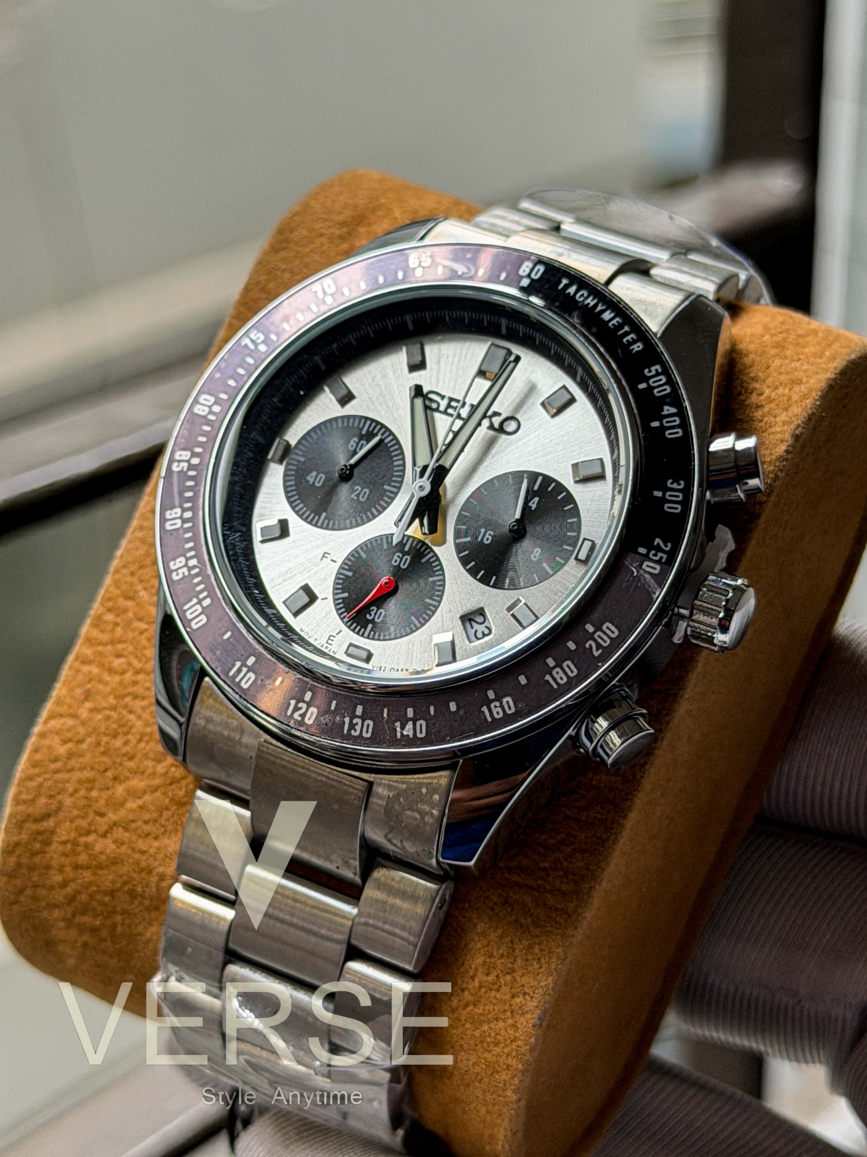 Seiko Prospex Speedtimer Chronograph | "Go Large Lunar" Panda Dial - ( Double A ) - VERSE -