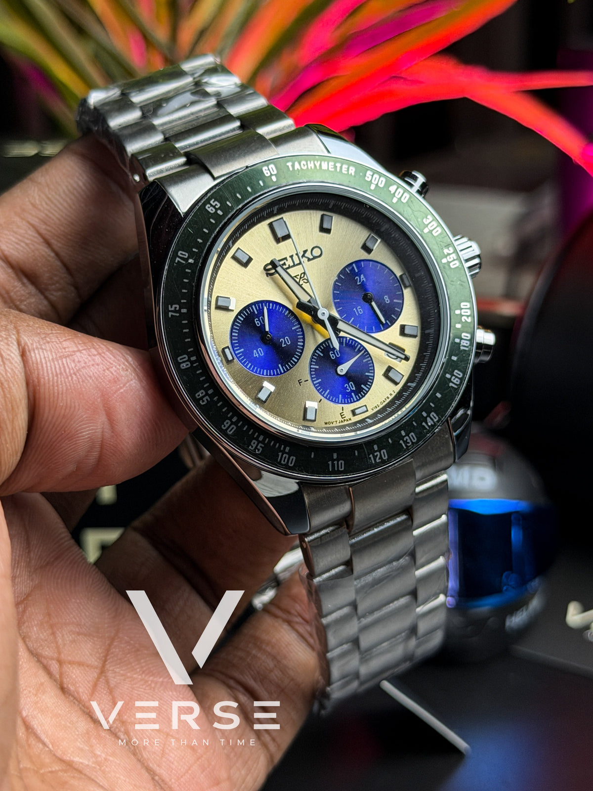 Seiko Prospex Speedtimer Chronograph | "Kyoto Sunset" Champagne Dial - ( Double A ) - VERSE -