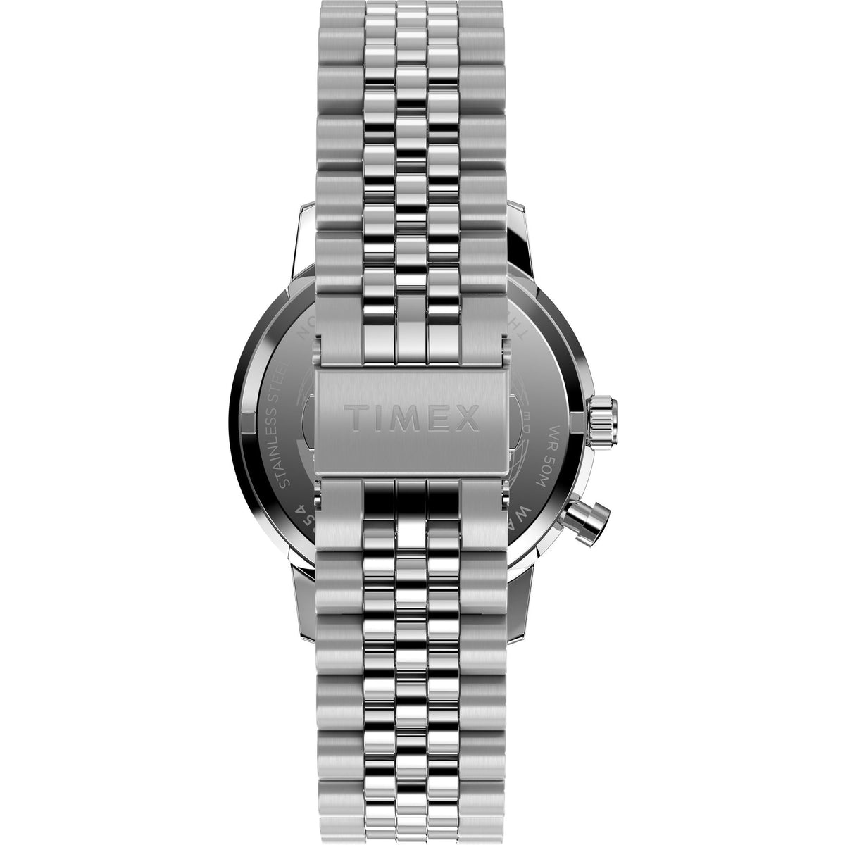 Timex Marlin Moon Phase Multifunction 40mm Navy Blue Dial Stainless Steel Men's Watch | Timex TWEG26802 - VERSE -