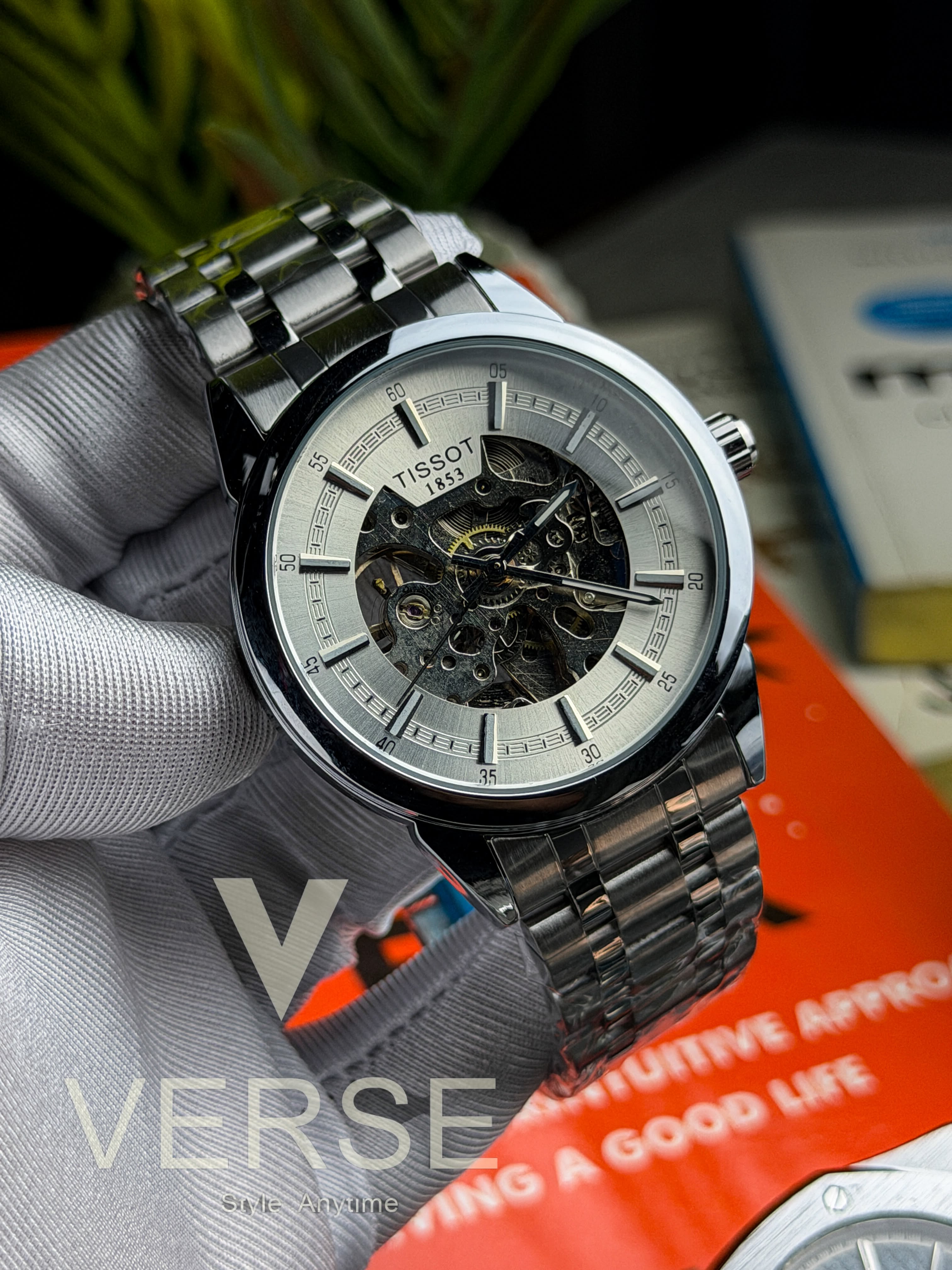 Tissot 1853 Catalyst Automatic | Crisp White Skeleton Dial - ( Double A ) - VERSE -