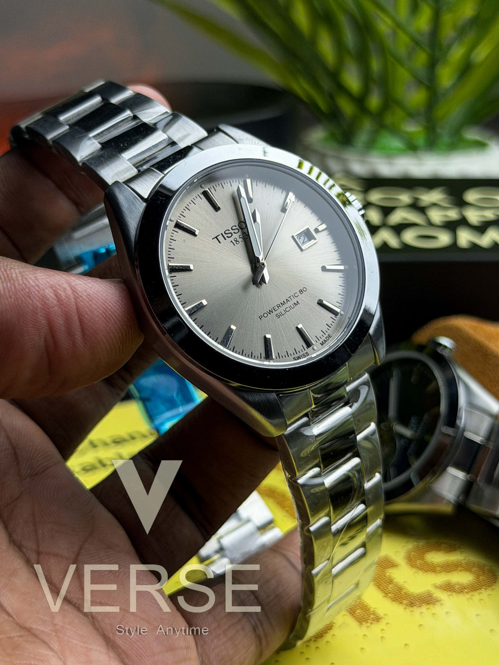 Tissot Gentleman Powermatic 80 Silicium | Chambray Sunray Dial - ( Semi Triple A ) - VERSE -