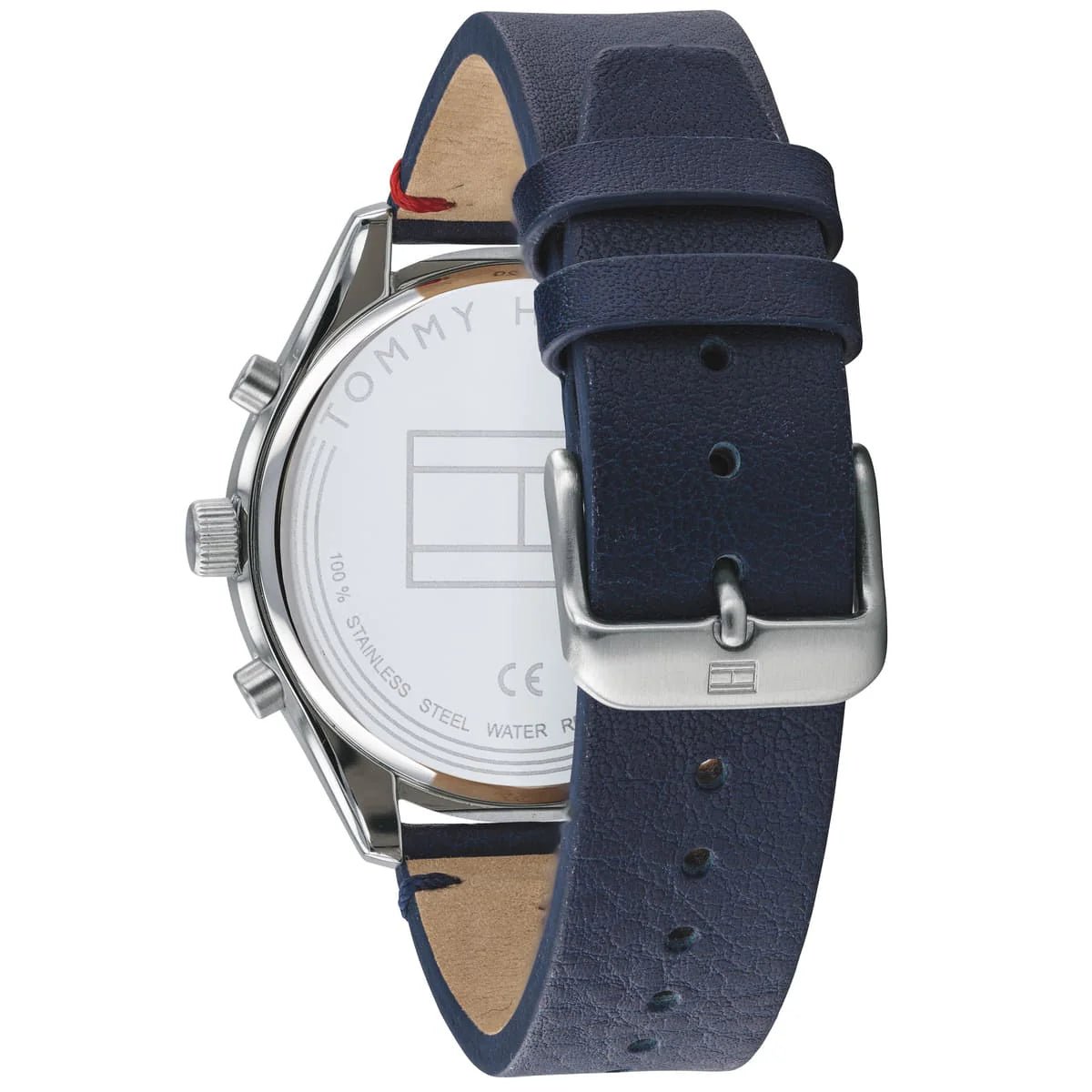 Tommy Hilfiger Bennett Multifunction Navy Leather Men’s Watch | Model 1791728 - VERSE - 