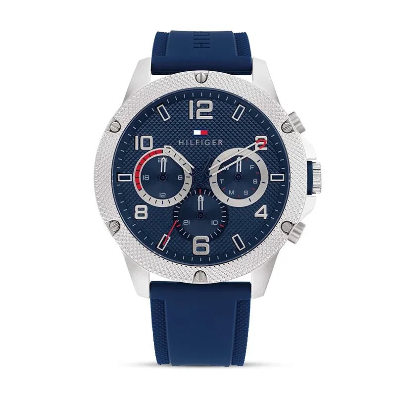 Tommy Hilfiger Blaze Multifunction Blue Silicone Men’s Watch | Model 1792027 - VERSE - 