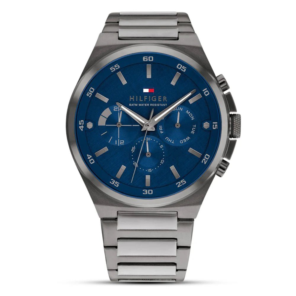 Tommy Hilfiger Dexter Multifunction Gunmetal Stainless Steel Men’s Watch | Model 1792089 - VERSE - 