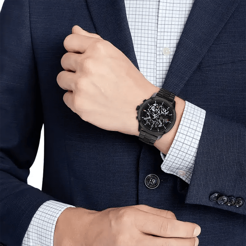 Tommy Hilfiger Henry Multifunction All - Black Men’s Watch | Model 1710478 - VERSE - 