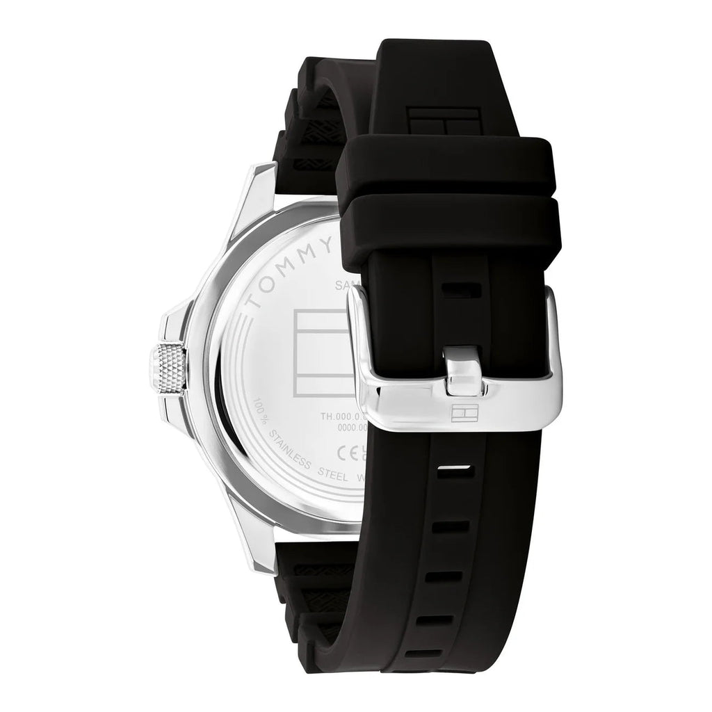 Tommy Hilfiger Ryan Black Dial Silicone Strap Men’s Watch | Model 1710539 - VERSE - 