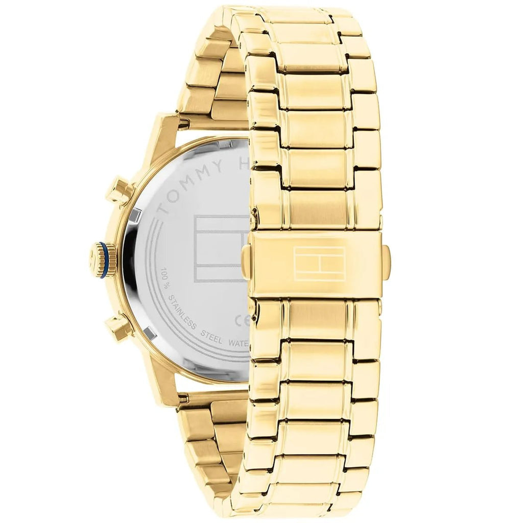 Tommy Hilfiger Sullivan Multifunction Gold-Tone Navy Blue Dial Stainless Steel Men's Watch | Tommy Hilfiger TH1791880 - VERSE -