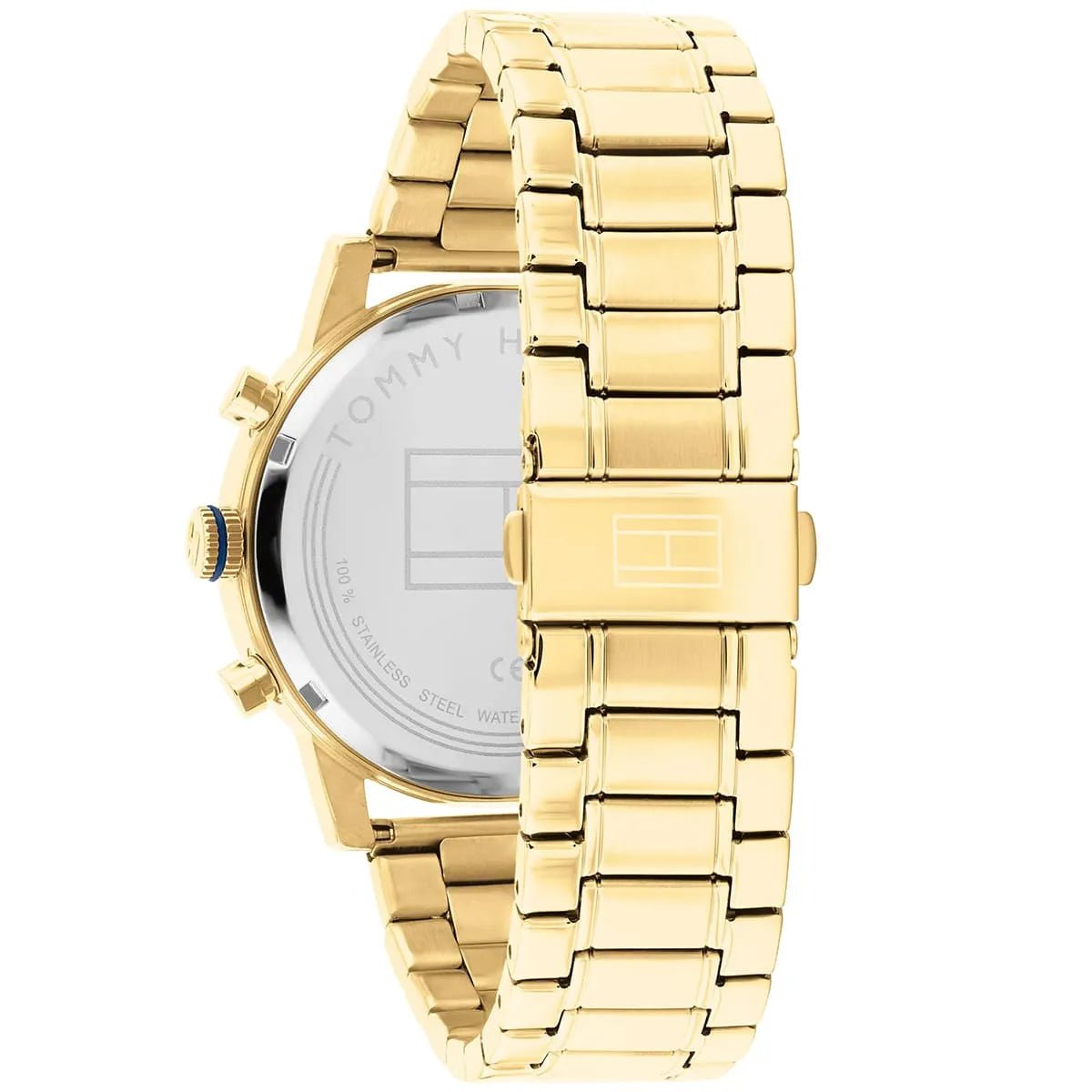 Tommy Hilfiger Sullivan Multifunction Gold-Tone Navy Blue Dial Stainless Steel Men's Watch | Tommy Hilfiger TH1791880 - VERSE -