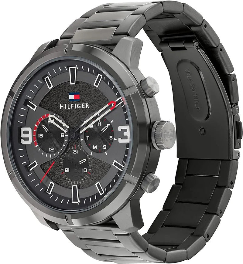 Tommy Hilfiger Wild Multifunction Grey Stainless Steel Men’s Watch | Model 1792071 - VERSE - 