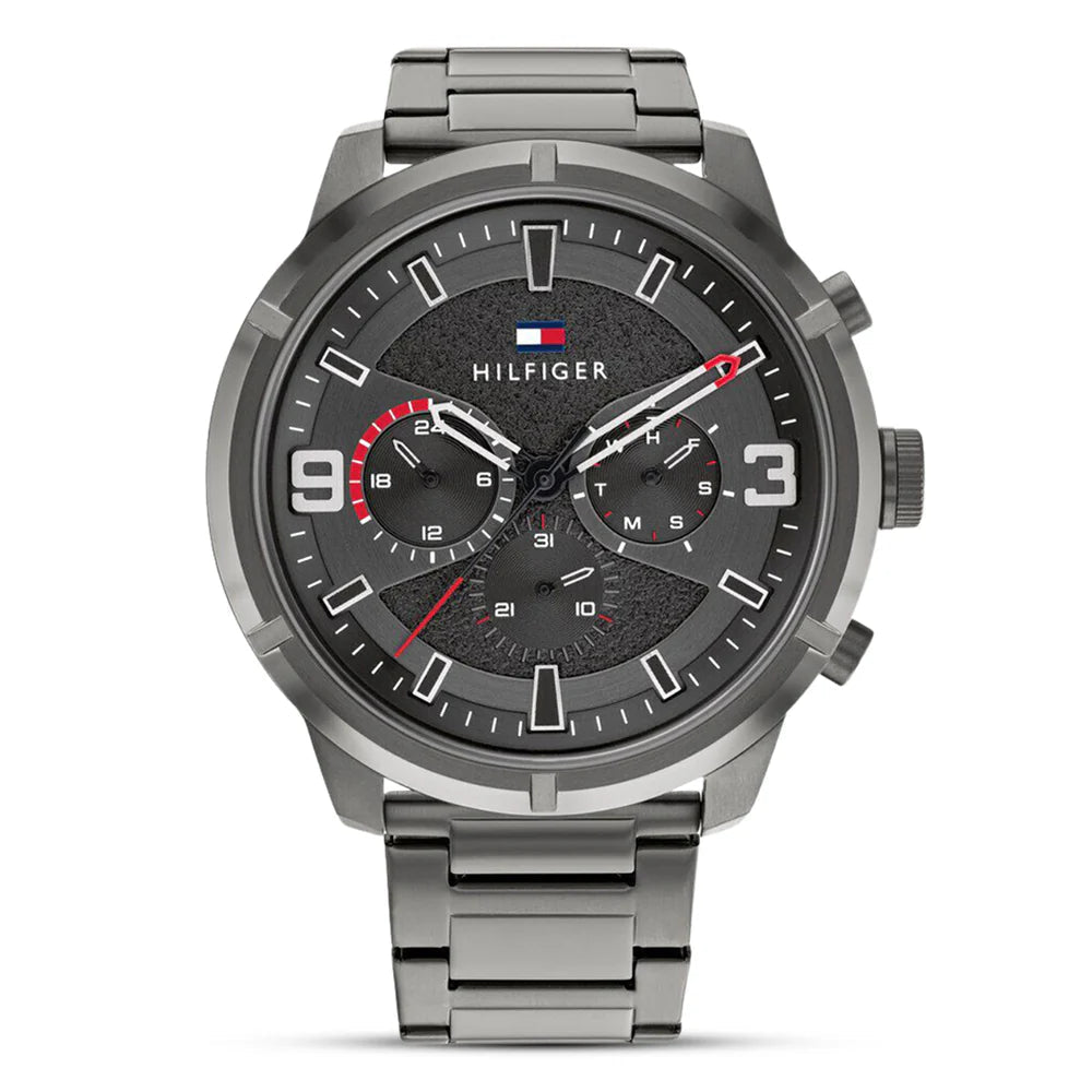 Tommy Hilfiger Wild Multifunction Grey Stainless Steel Men’s Watch | Model 1792071 - VERSE - 